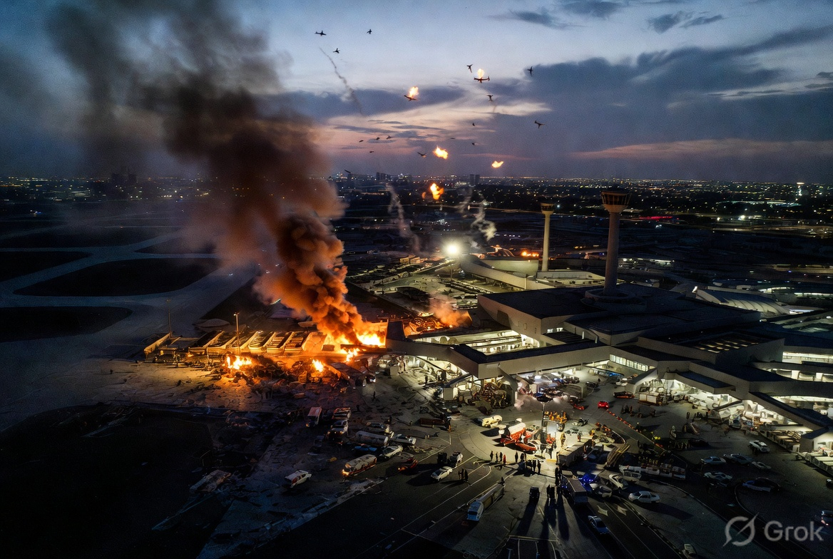 Image related to Kuwait Airport Hit by Iranian Drone in Escalating Gulf War